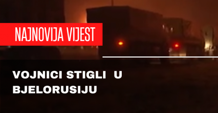 Putinovi vojnici stigli u Bjelorusiju, žene im nudile hljeb i sol