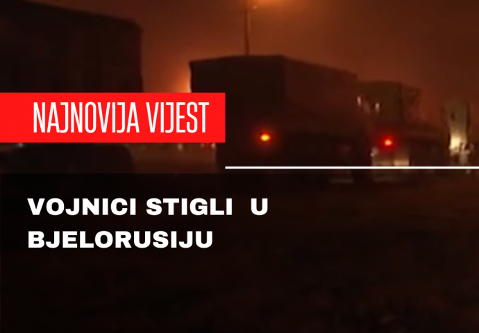 Putinovi vojnici stigli u Bjelorusiju, žene im nudile hljeb i sol