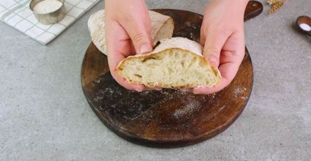 RECEPT ZA ĆABATU: Napravite originalan italijanski hljeb od sastojaka koje već imate kod kuće (VIDEO)
