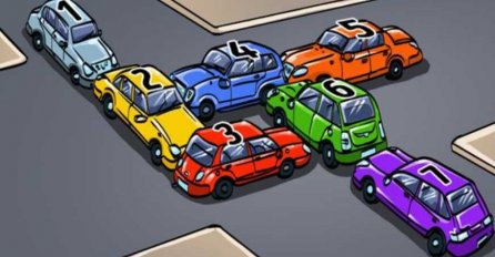 Koje auto je potrebno pomjeriti da riješite gužvu u saobraćaju? SAMO 1 ODGOVOR JE TAČAN