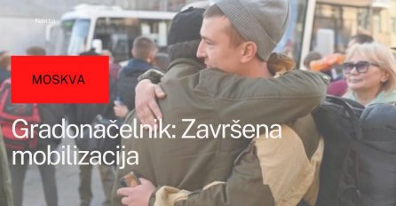 Gradonačelnik: Završena mobilizacija u Moskvi