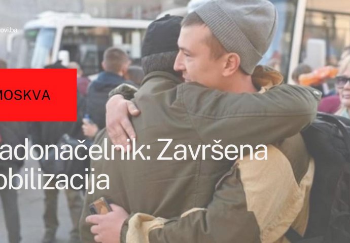 Gradonačelnik: Završena mobilizacija u Moskvi