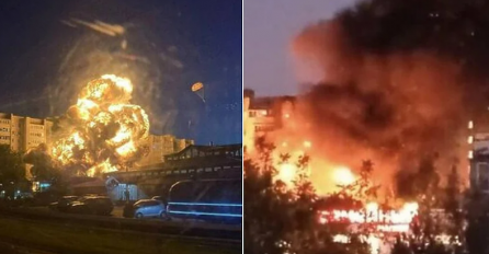 Ruski bombarder se zabio u neboder u gradu Yeysk u Rusiji