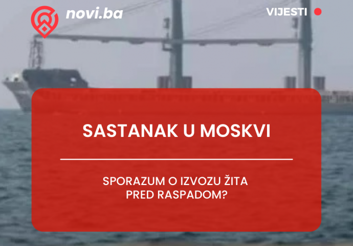 Sastanak s visokim predstavnikom UN-a u Moskvi: Je li sporazum o izvozu ukrajinskog žita preko Crnog mora pred raspadom? 