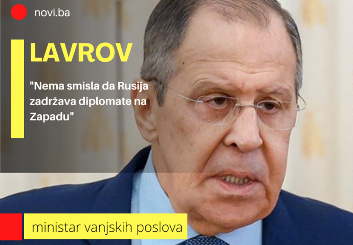 Lavrov: Nema smisla da Rusija zadržava diplomate na Zapadu