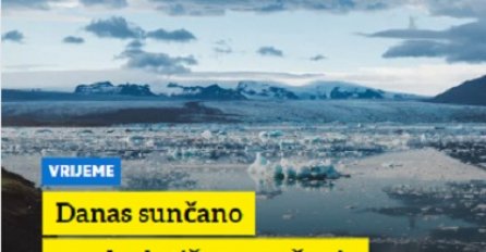 Danas sunčano, evo kad stiže pogoršanje vremena