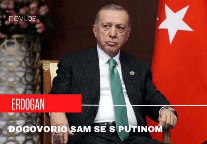 Turski predsjednik Recep Tayyip Erdogan kaže da se dogovorio s ruskim kolegom Vladimirom Putinom o gradnji gasnog čvorišta