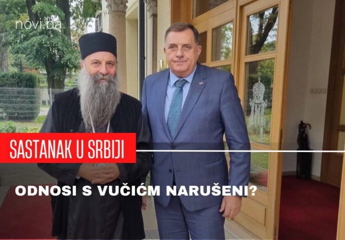 Sastali se Dodik i Porfirije: Mediji prenose – odnosi s Vučićem narušeni?