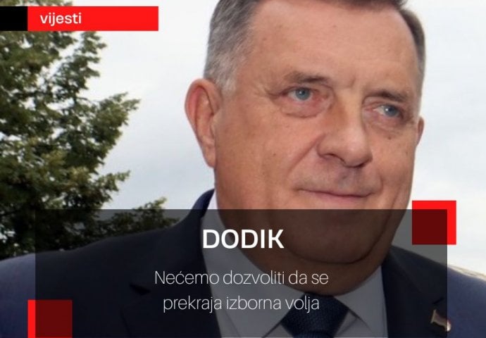 Dodik najavio miting u Banjaluci: Nećemo dozvoliti da se prekraja izborna volja