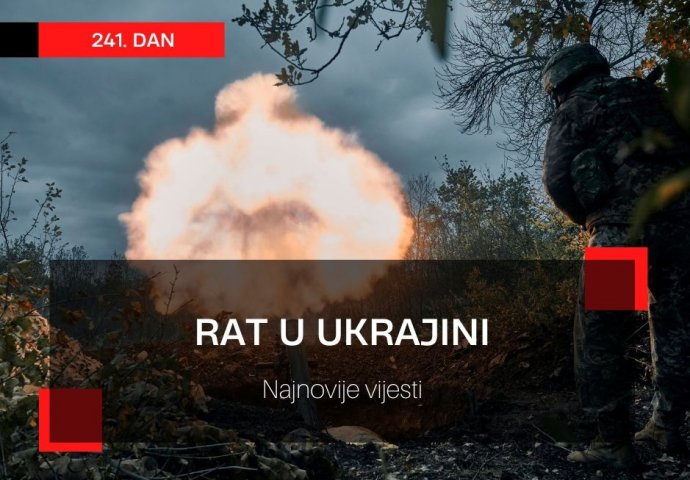 RAT U UKRAJINI, 241. DAN: Ukrajinska protuzračna obrana tvrdi da sad već ruši oko 85% dronova, Zelenski optužuje Rusiju za blokadu izvoza žita, u ruskom Belgorodu se poziva radnike da rade od doma, nastava ide na daljinu