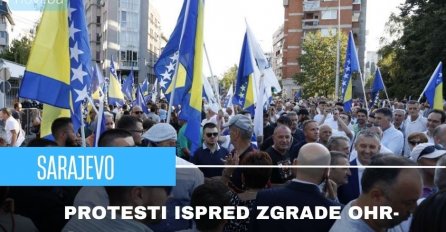 Sarajevo: Za danas najavljeni novi protesti građana ispred zgrade OHR-a