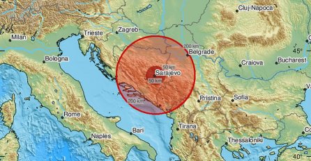 Zemljotres još uvijek nepoznate magnitude zatresao Sarajevo: Dobro je zaljuljalo, kao da je kamion udario u zgradu