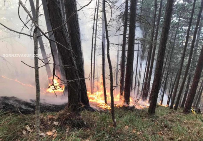 Veliki požar na području Gornjeg Vakufa: “Situacija krajnje alarmantna”