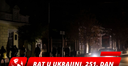 RAT U UKRAJINI, 251. DAN: Ruski udari na ukrajinsku infrastrukturu ne posustaju stvarajući sve teže stanje po stanovništvo - u Kijevu stotine hiljada nemaju struju, a oko pola grada je bez vode
