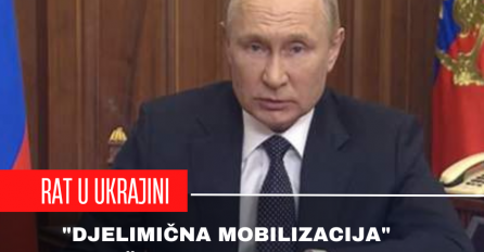 PUTIN: "Djelimična mobilizacija" Rusa za rat u Ukrajini je završena