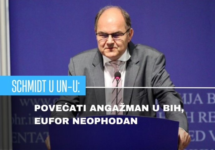Christian Schmidt podnio polugodišnji izvještaj Vijeću sigurnosti UN-a