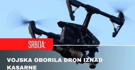 Vojska Srbije oborila dron iznad kasarne u Raški