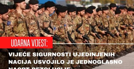 Vijeće sigurnosti produžilo mandat EUFOR-u