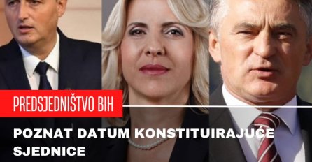 Poznat datum konstituirajuće sjednice Predsjedništva BiH