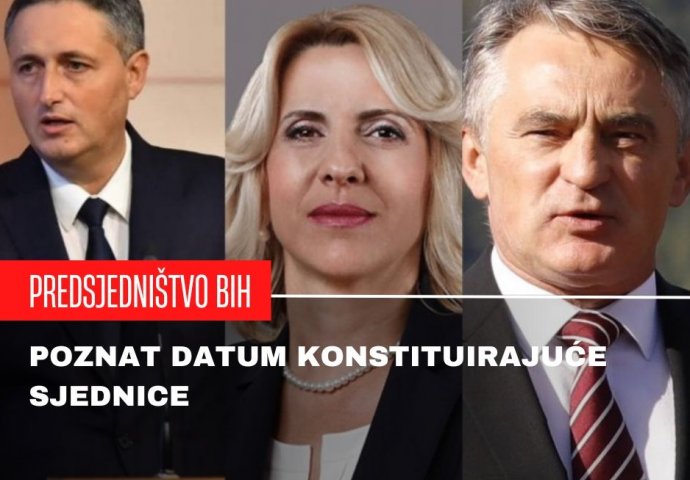 Poznat datum konstituirajuće sjednice Predsjedništva BiH