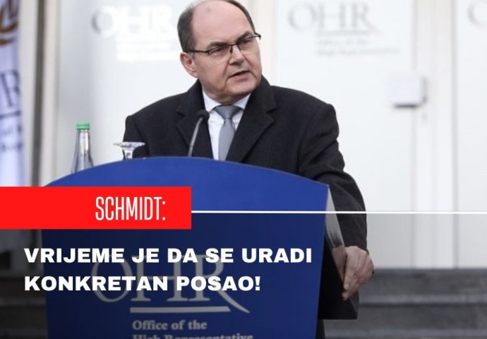 Schmidt o sjednici Vijeća sigurnosti: Vidjelo se političko manipuliranje
