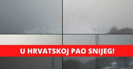 Nagli pad temperatura: U Hrvatskoj pao snijeg