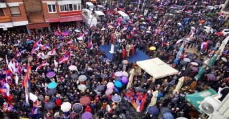 Počeo protest na Kosovu: "Ja sam Srbin i ovdje je sve moje"