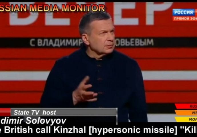 Putinov voditelj: Svi su histerični zbog naših raketa, 9 minuta i zbogom Londone