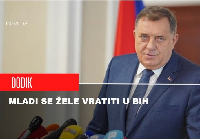 Dodik: Zapad više nije što je nekad bio, mladi se žele vratiti u BiH