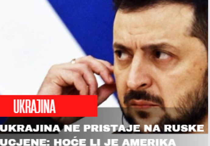 Ukrajina ne pristaje na ruske ucjene: Hoće li je Amerika prisiliti na pregovore?