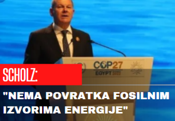 Scholz: Nema povratka fosilnim izvorima energije