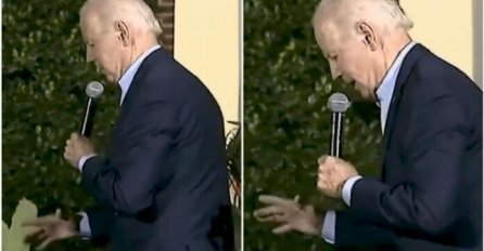 NOVI BIDENOV GAF: Spotaknuo se o žicu