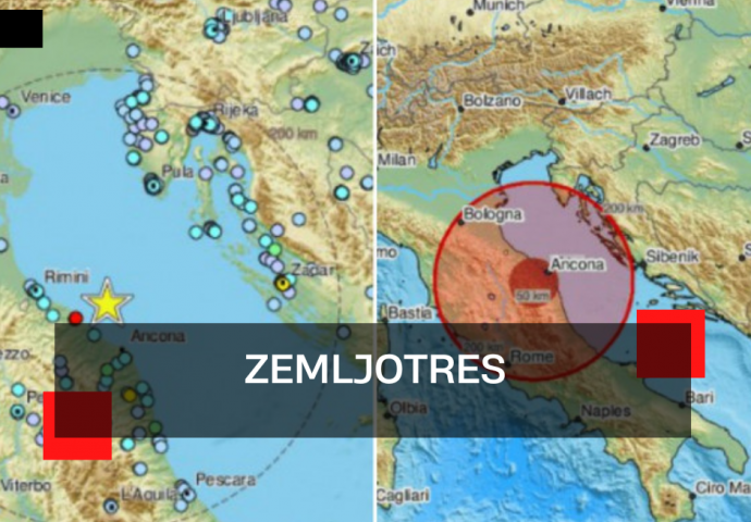 Zemljotres jačine 5,7 stepeni zatresao Italiju, osjetio se i u BiH