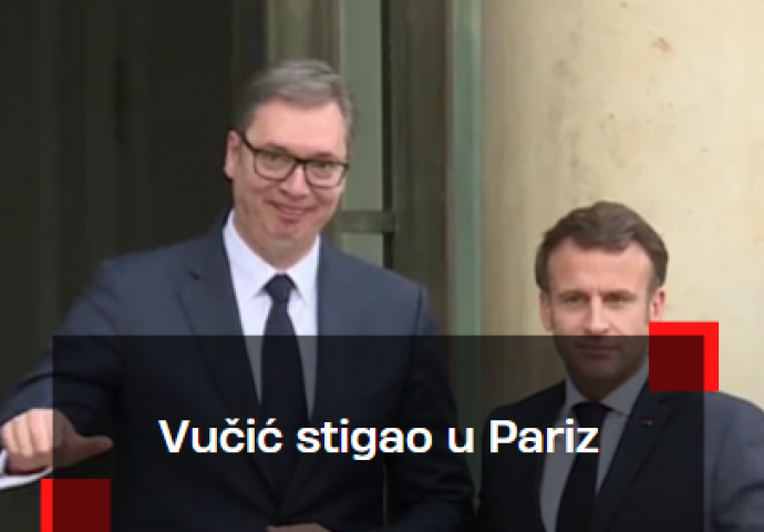 Vučić stigao u Pariz: Uskoro počinje sastanak sa Makronom