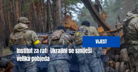 Institut za rat: "Ukrajini se smiješi velika pobjeda, a evo šta možemo očekivati ​​u zimskim mjesecima"