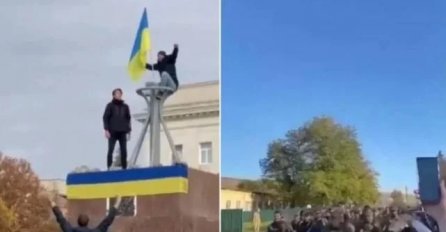 VIDEO Pogledajte kako su ukrajinski vojnici dočekani u oslobođenom Hersonu