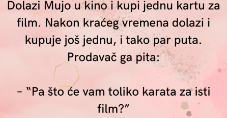 VIC: Dolazi Mujo u kino i kupi jednu kartu za film