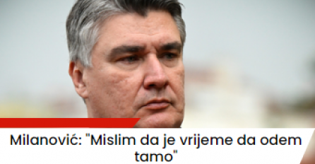 Milanović u koloni u Vukovaru neće biti: Otkrio gdje ide "Mislim da je vrijeme da odem tamo"