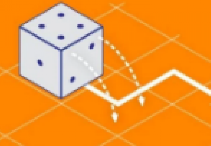 MOZGALICA: Koji broj će biti na vrhu nakom pomjeranja kockice?