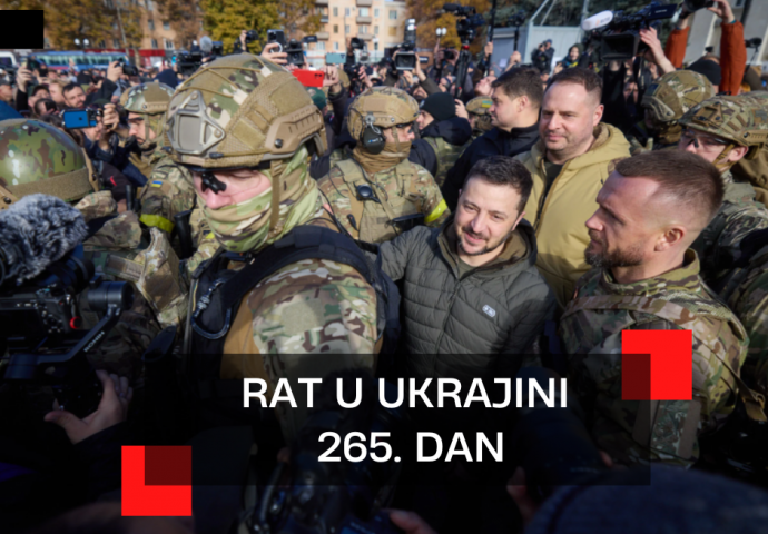 RAT U UKRAJINI, 265. DAN: Visoki američki i ruski obavještajni dužnosnici sastali se u Ankari - jesu li mirovni pregovori na agendi? Zelenski stigao u Herson, poručio da je ovo "početak kraja rata"