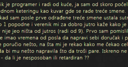 "Moj vjerenik je programer"