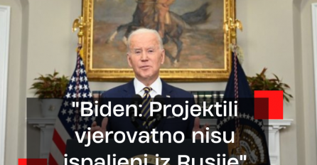 Biden: Projektili vjerojatno nisu ispaljeni iz Rusije