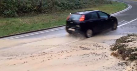 Kiša natapača stigla u Istru, na zapadu do 10 sati palo do 130 mm