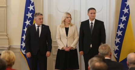 Cvijanović, Bećirović i Komšić obećali: Radit ćemo za građane i državu BiH