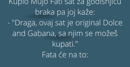 VIC: Kupio Mujo Fati sat za godišnjicu braka