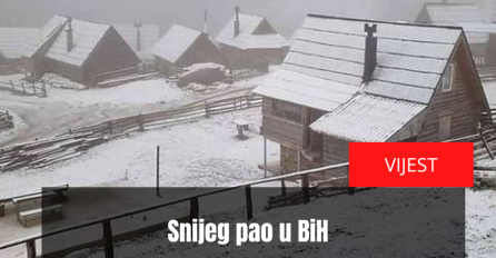 Snijeg pao u BiH