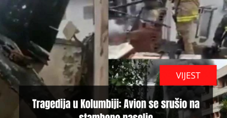 Tragedija u Kolumbiji: Avion se srušio na stambeno naselje