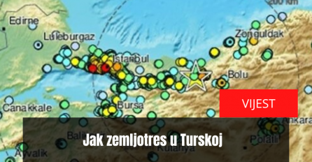 Jak zemljotres u Turskoj: Najmanje 35 ljudi ozlijeđeno