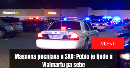 Masovna pucnjava u SAD: Pobio je ljude u Walmartu pa sebe