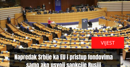 EP: Napredak Srbije ka EU i pristup fondovima samo ako usvoji sankcije Rusiji